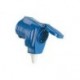 Adaptateur femelle 2P+T Schuko + CEE 17 avec couvercle