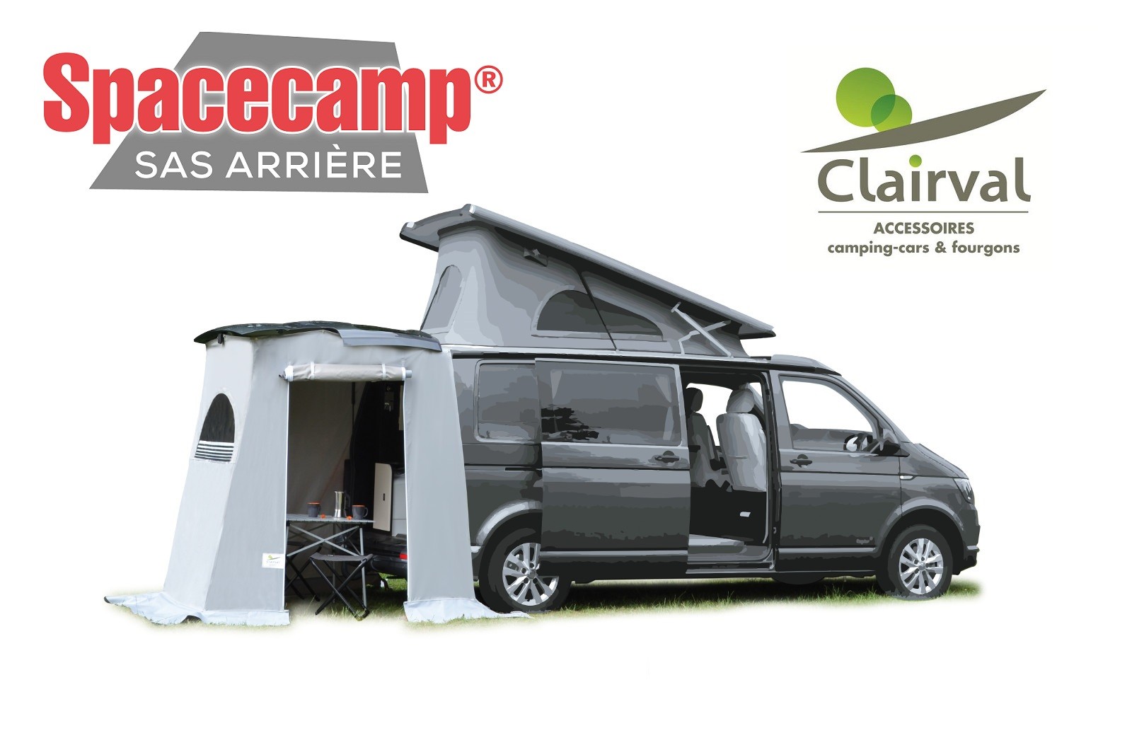 Sas arrière fourgon aménagé Spacecamp Clairval :achat accessoires camping  Loisirsnet