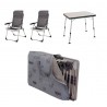 KIT FAUTEUIL + TABLE COMPACT - SPECIALE FOURGON ET PETIT ESPACE - MARQUE CRESPO