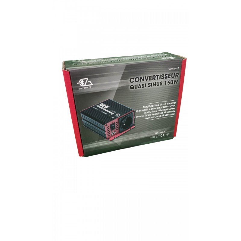 Convertisseur 150W 12V Quasi Sinus EZA pour camping-car et caravane