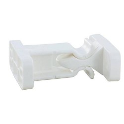 Arrêt de porte blanc entr 40/40 mm (pièce)