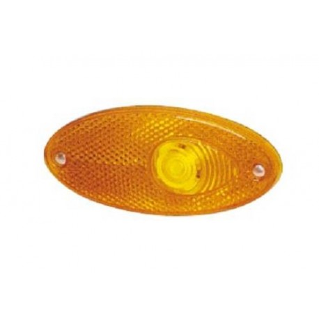 Feu de position HELLA orange - 100 x 44 mm entraxe 85 mm